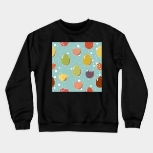 Egg Pattern Crewneck Sweatshirt